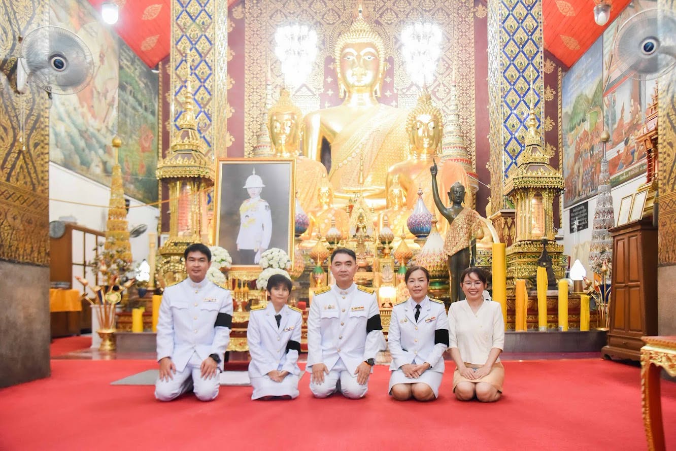 รงพยาบาลลำพูน ร่วมพิธีบำเพ็ญกุศล ทำบุญตักบาตรและพิธีสวดบำเพ็ญกุศล ในวาระครบ 100 วัน (สตมวาร) แห่งการสิ้นพระชนม์ ถวายเป็นพระกุศลแด่สมเด็จพระเจ้าลูกเธอ